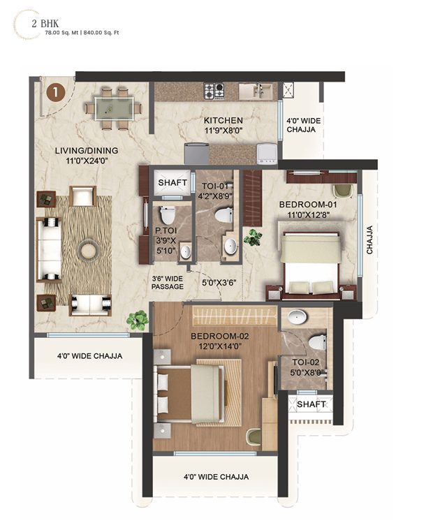 Floor plan 1